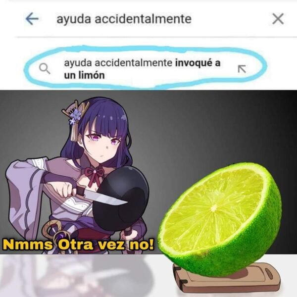 Ayuda, accidentalmente invoqué un limón.