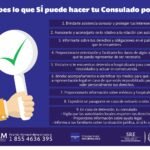 Ayudas que ofrece el Consulado Mexicano.
